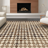 Luxe Abstract Jute Design(Beige)