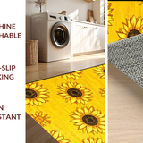 Ultra Soft Area Rug, Non Slip, Stain Resistant, Washable Area Rugs for Living Room, Bedroom, Handcrafted Cheerful Sunlit Aesthetic(Yellow)