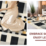 Cozy Warm Tones Checkerboard Appeal(Beige)