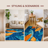 Chic Distressed Color Splash(Blue)