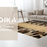 Ultra Soft Area Rug, Non Slip, Stain Resistant, Washable Area Rugs for Living Room, Bedroom, Vibrant Leopard Print Decor Statement(Beige)