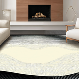 Ultra Soft Area Rug, Non Slip, Stain Resistant, Washable Area Rugs for Living Room, Bedroom, Chic Minimalist Tiled Arrangement(Beige)