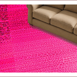 Ultra Soft Area Rug, Non Slip, Stain Resistant, Washable Area Rugs for Living Room, Bedroom, Chic Soft Animal Print Aesthetic(Pink)