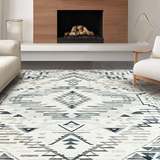 Ultra Soft Area Rug, Non Slip, Stain Resistant, Washable Area Rugs for Living Room, Bedroom, Classic Cozy Herringbone Visual(Gray)
