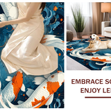 Elegant Japanese Water Scene(White)