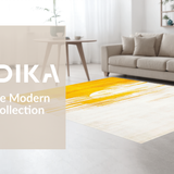 Ultra Soft Area Rug, Non Slip, Stain Resistant, Washable Area Rugs for Living Room, Bedroom, Cozy Warm Sunray Decorative Mat(Yellow)