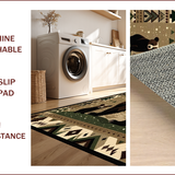 Ultra Soft Area Rug, Non Slip, Stain Resistant, Washable Area Rugs for Living Room, Bedroom, Charming Farmhouse Bear Aesthetic(Beige)