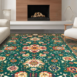 Dynamic Retro Medallion Print(Green)