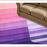 Ultra Soft Area Rug, Non Slip, Stain Resistant, Washable Area Rugs for Living Room, Bedroom, Gradient Soft Pastel Aesthetic(Pink)