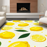 Ultra Soft Area Rug, Non Slip, Stain Resistant, Washable Area Rugs for Living Room, Bedroom, Vivid Rainbow Tiled Aesthetic(Yellow)