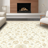 Stylish Distressed Botanical Theme(Beige)
