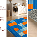 Chic Bright Geometric Arrangement(Blue)