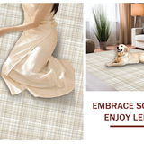 Contemporary Warm Tartan Texture(Beige)