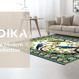 Transitional Artistic Bird Motif(Ivory)