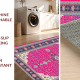 Elegant Fuchsia Tiled Patterned Delight(Red)