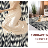 Elegant Monochrome Zebra Motif(Black)