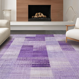 Ultra Soft Area Rug, Non Slip, Stain Resistant, Washable Area Rugs for Living Room, Bedroom, Uno Reverse Bow Rug Lavender Aesthetic Room Coquette Area Carpet(Purple)