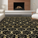 Elegant Modern Lattice Design(Black)