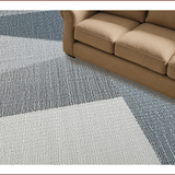Ultra Soft Area Rug, Non Slip, Stain Resistant, Washable Area Rugs for Living Room, Bedroom, Modern Grey Non-Slip Bedroom Area Rug with Abstract Lines(Gray)