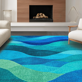 Engaging Abstract Patterned Layout(Blue)