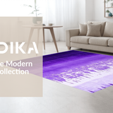 Ultra Soft Area Rug, Non Slip, Stain Resistant, Washable Area Rugs for Living Room, Bedroom, Eclectic Soft Ombre Effect(Purple)
