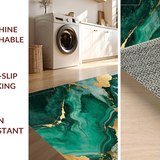 Chic Green Gold Artful Fusion(Green)