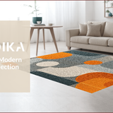 Ultra Soft Area Rug, Non Slip, Stain Resistant, Washable Area Rugs for Living Room, Bedroom, Modern Abstract Geometric(Gray)