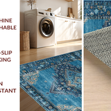 Elegant Vintage Inspired Geometric Style(Blue)