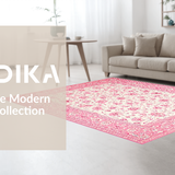 Delicate Pink Trellis Motif(Pink)