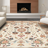 Earthy Toned Rustic Blossoms(Beige)