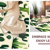 Playful Cactus Green Aesthetic(Beige)