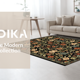 Vibrant Abstract Botanical Aesthetic(Black)