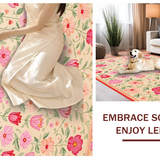 Fun Eclectic Floral Composition(Beige)
