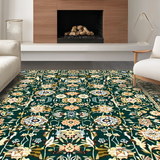 Tranquil Vintage Symmetrical Motif(Green)