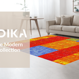 Bold Abstract Flowing Stripes(Red)