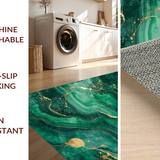 Emerald Glitter Marble Aesthetic(Green)