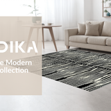 Dramatic Black and Beige Visual Flow(Black)