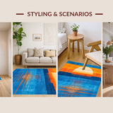 Contemporary Colorful Fluid Design(Blue)