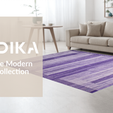 Ultra Soft Area Rug, Non Slip, Stain Resistant, Washable Area Rugs for Living Room, Bedroom, Luxurious Cozy Shag Appeal(Purple)