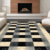 Chic Monochrome Tiled Elegance(Beige)