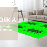 Luxurious Layered Botanical Print(Black)