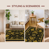 Artful Contemporary Symmetrical Design(Black)