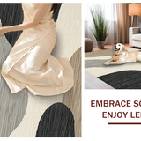 Trendy Surfboard Patterned Accent(Beige)