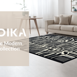 Chic Striped Monochrome Aesthetic(Black)