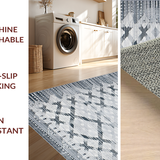 Vibrant Modern Grey Ogee Design(Gray)