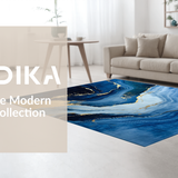 Striking Mixed Media Decorative Touch(Blue)