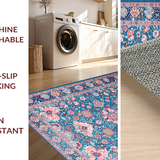 Artful Mixed Hue Textile Design(Blue)