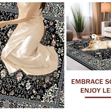 Dynamic Vintage Inspired Floral Scheme(Black)