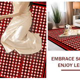 Ultra Soft Area Rug, Non Slip, Stain Resistant, Washable Area Rugs for Living Room, Bedroom, Luxurious Vintage Dice Layout(Red)