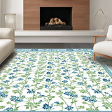 Chic Retro Bird Patterned Accent(White)